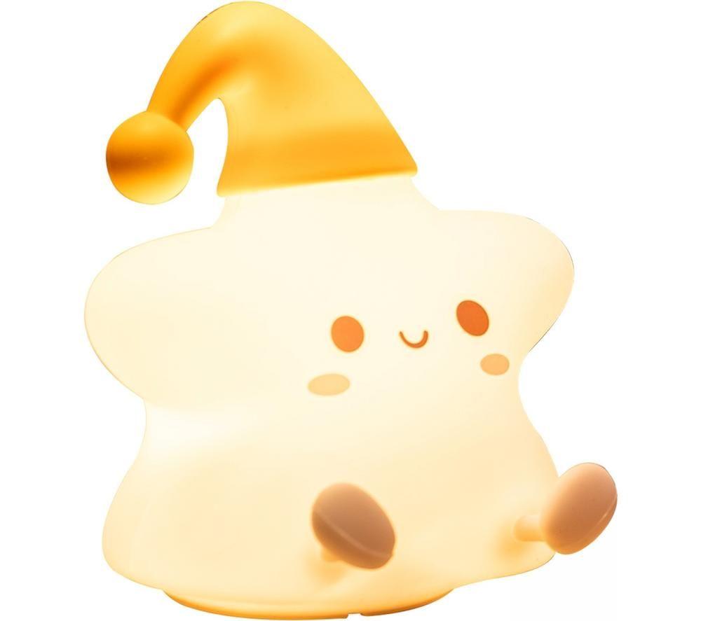 GROOV-E Cuties Ezra Star Kids Night Light - Multicolour image number 2 of 6