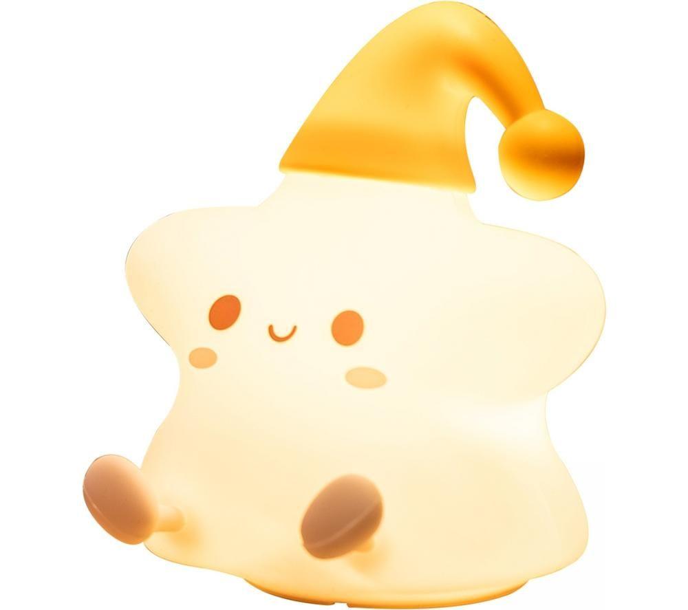 GROOV-E Cuties Ezra Star Kids Night Light - Multicolour image number 3 of 6