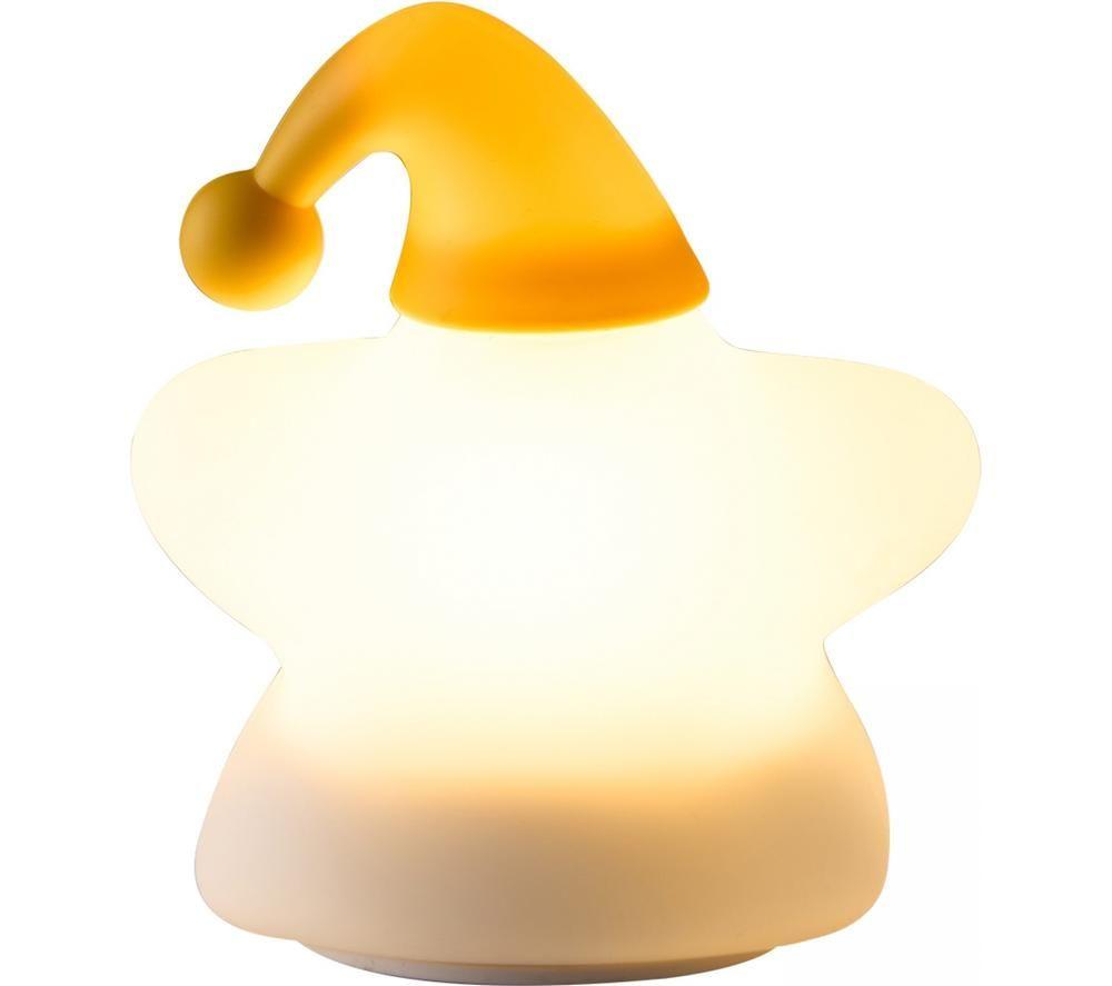 GROOV-E Cuties Ezra Star Kids Night Light - Multicolour image number 4 of 6