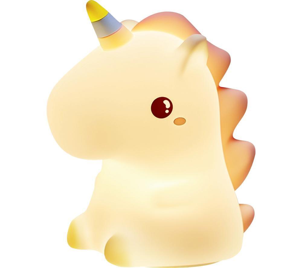 GROOV-E Cuties Rainbow Unicorn Kids Multicolour Night Light - USB Powered image number 3 of 6