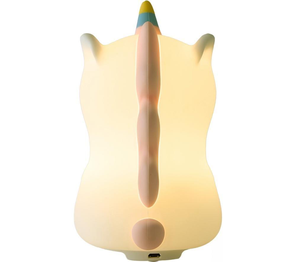 GROOV-E Cuties Rainbow Unicorn Kids Multicolour Night Light - USB Powered image number 4 of 6