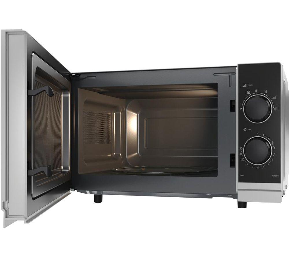 SHARP Premium Series YC-PS201AU-S Solo Microwave - Silver image number 4 of 6