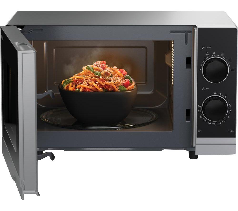SHARP Premium Series YC-PS201AU-S Solo Microwave - Silver image number 5 of 6