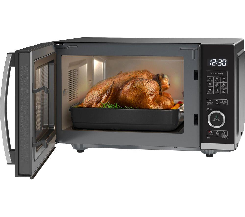 SHARP Quality Series YC-QG204AU-B Microwave with Grill - Black image number 5 of 5