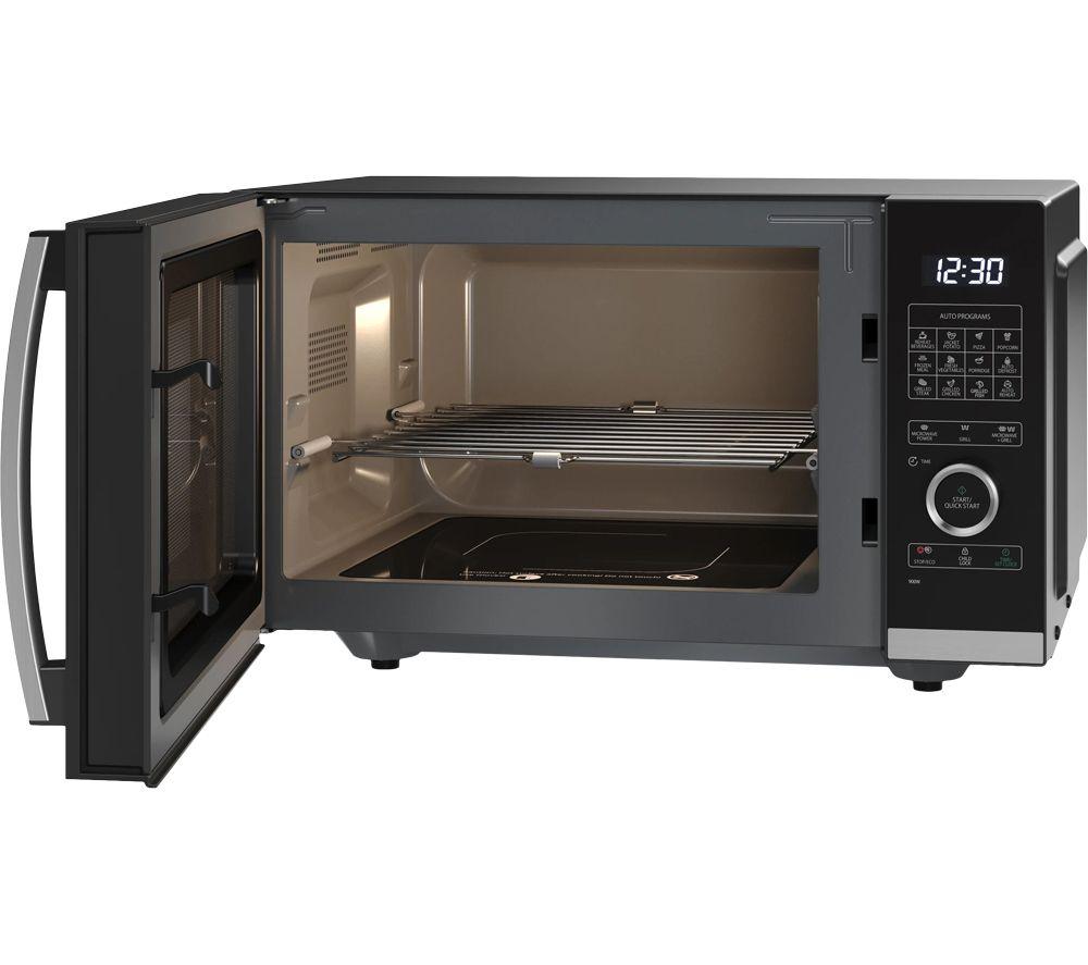 SHARP Quality Series YC-QG234AU-B Microwave with Grill - Black image number 3 of 4
