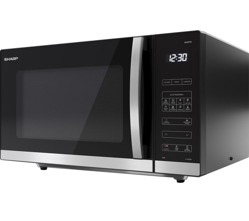 SHARP Quality Series YC-QS302AU-B Solo Microwave - Black image number 2 of 6