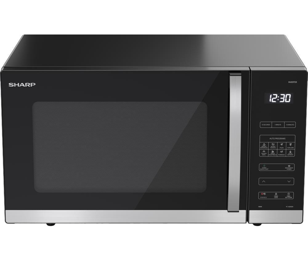 SHARP Quality Series YC-QS302AU-B Solo Microwave - Black image number 3 of 6