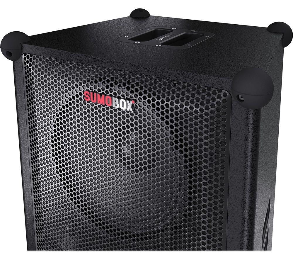 SHARP SumoBox PRO CP-LS200 Portable Bluetooth Megasound Party Speaker - Black image number 6 of 12