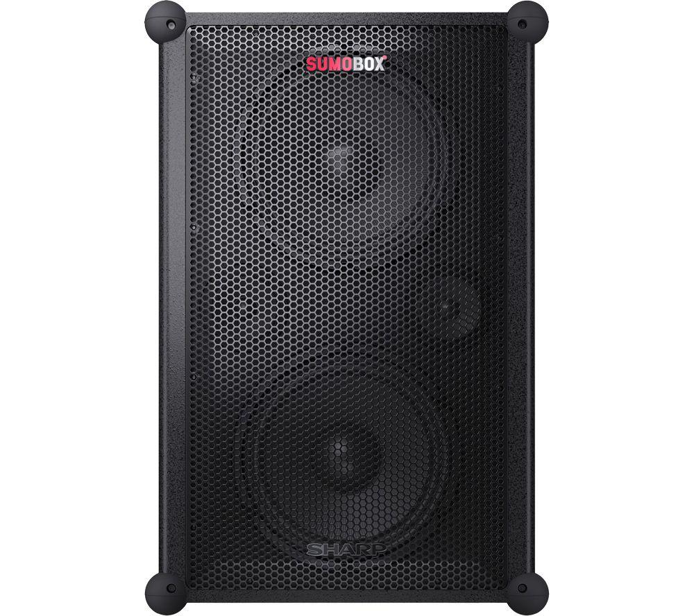 SHARP SumoBox PRO CP-LS200 Portable Bluetooth Megasound Party Speaker - Black image number 9 of 12