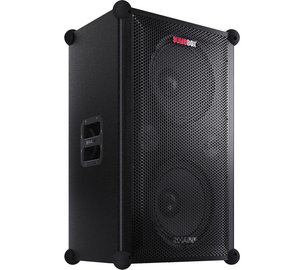 SHARP SumoBox PRO CP-LS200 Portable Bluetooth Megasound Party Speaker - Black image number 10 of 12