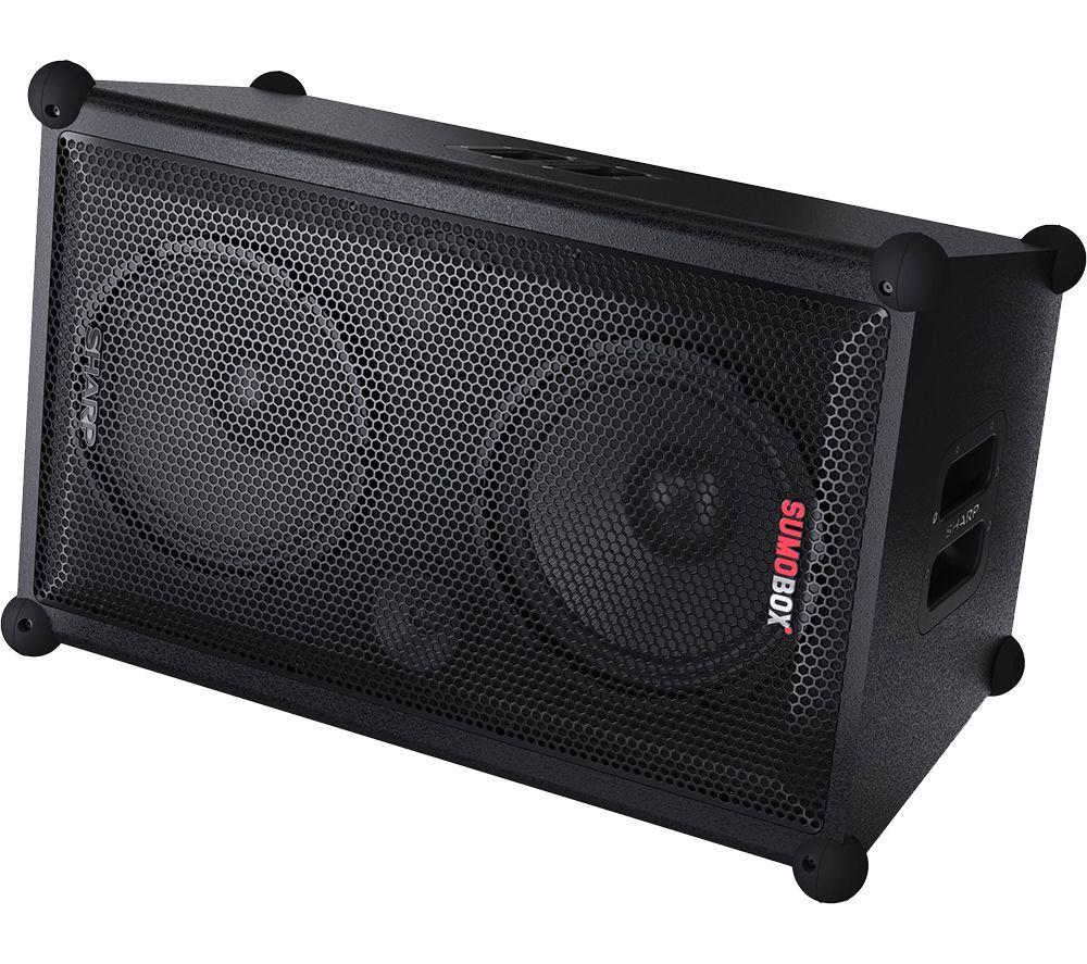 SHARP SumoBox PRO CP-LS200 Portable Bluetooth Megasound Party Speaker - Black image number 11 of 12