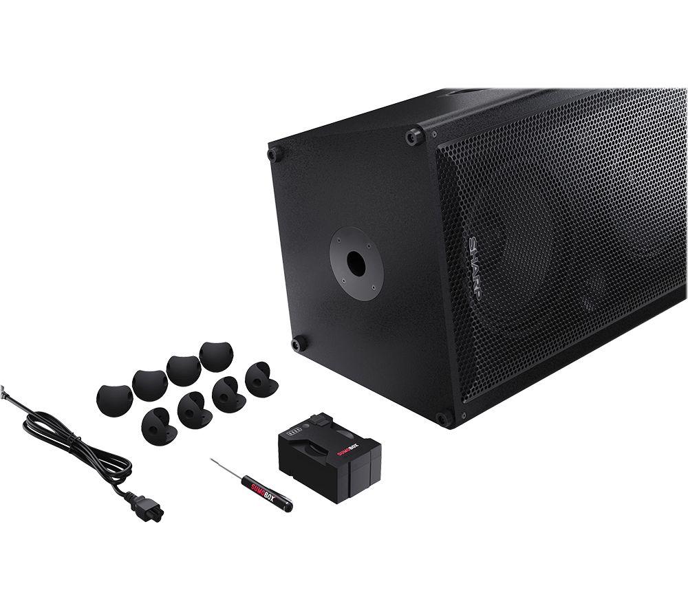 SHARP SumoBox PRO CP-LS200 Portable Bluetooth Megasound Party Speaker - Black image number 12 of 12