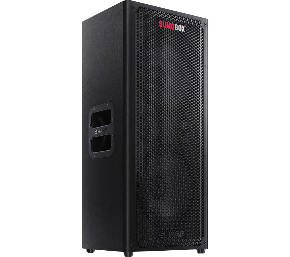 SHARP SumoBox CP-LS100 Portable Bluetooth Megasound PA Speaker - Black image number 9 of 12