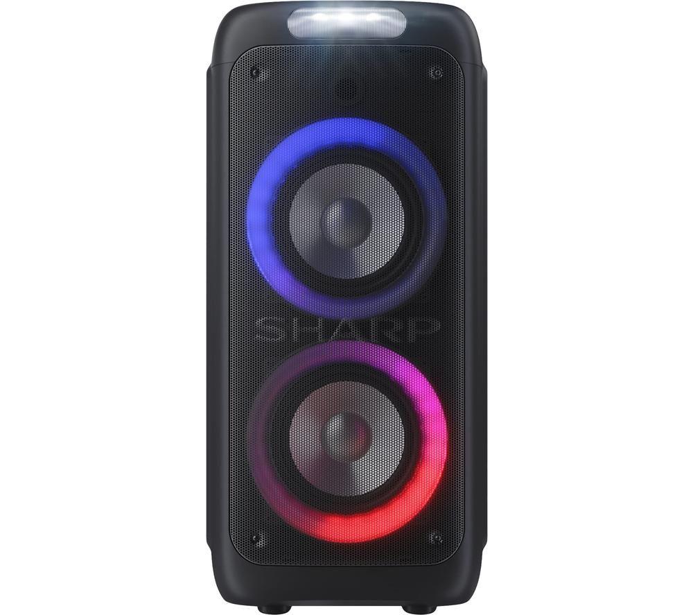 SHARP XParty Street Beat PS-949 Portable Bluetooth Speaker - Black, Black