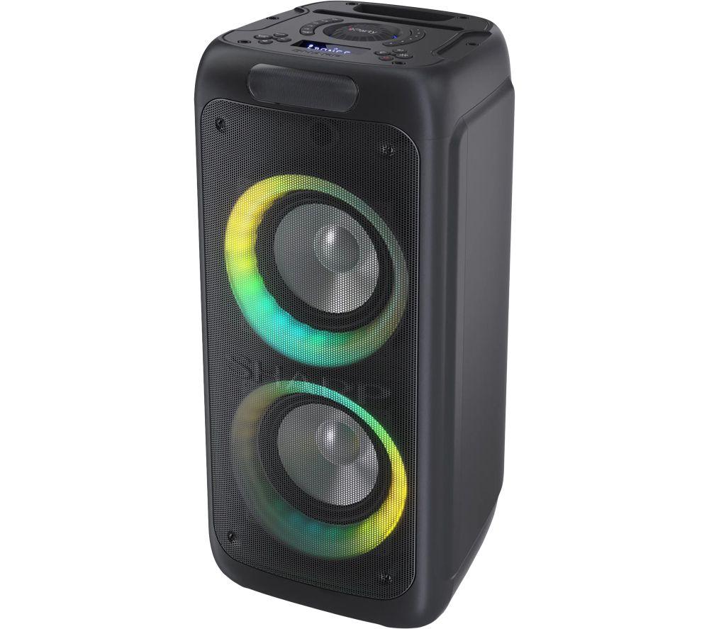 SHARP XParty Street Beat PS-949 Portable Bluetooth Megasound Party Speaker with Microphone - Black image number 2 of 12