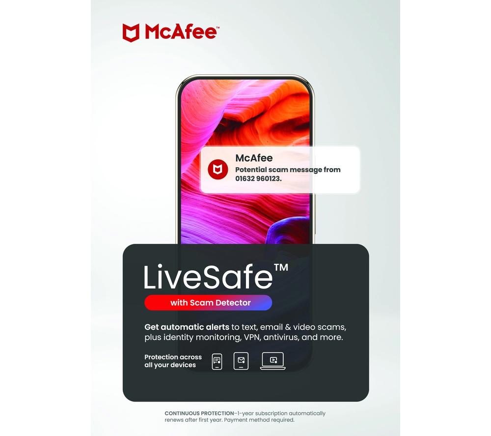 MCAFEE Total Protection - 1 year (automatic renewal) for 5 devices image number 3 of 5