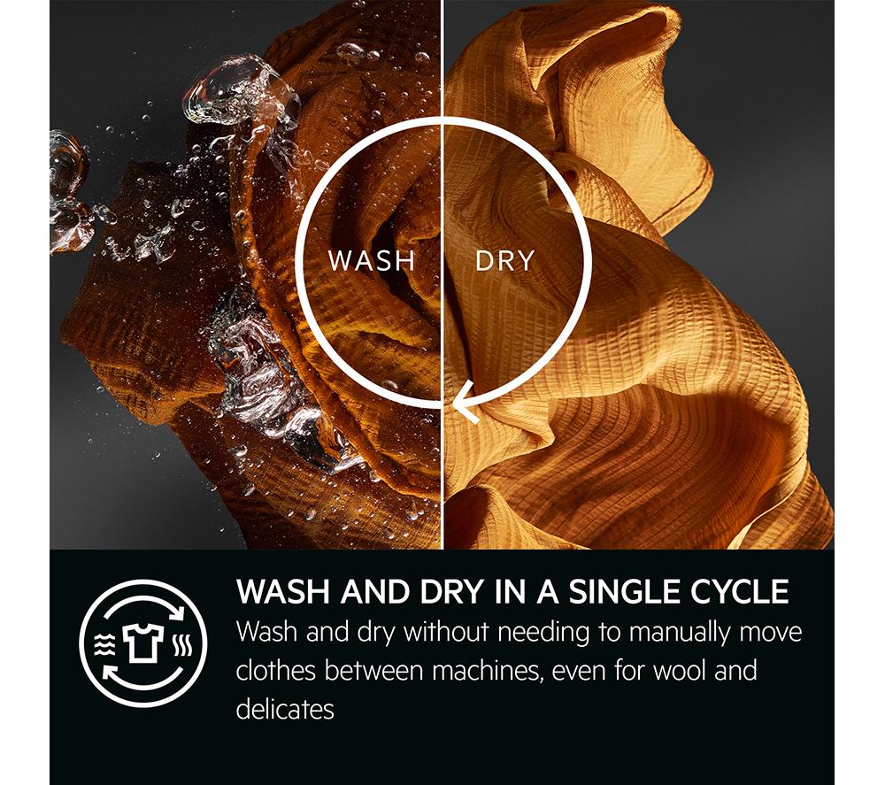 AEG 7000 Series LWR7596O5U 9 kg Washer Dryer - White image number 5 of 9