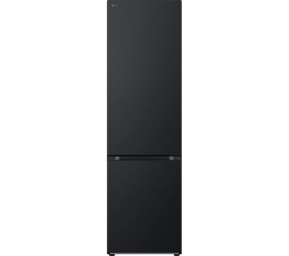 LG NatureFRESH GBV5240CEP 70/30 Fridge Freezer - Black, Black