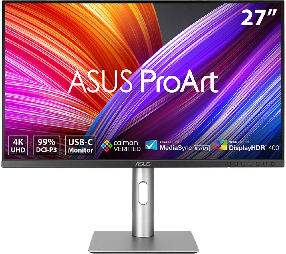 ASUS ProArt PA279CRV 4K Ultra HD 27 IPS LCD Monitor - Black, Black,Silver/Grey