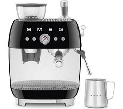 SMEG EGF03BLUK Bean to Cup Coffee Machine - Black