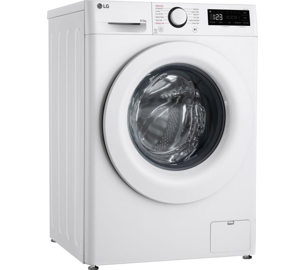 LG AI Direct Drive FWY385WWLN1 8 kg Washer Dryer - White image number 10 of 16