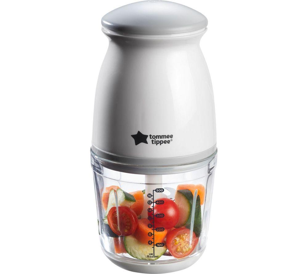 TOMMEE TIPPEE Quick-Chop Mini Baby Food Blender - White image number 2 of 3