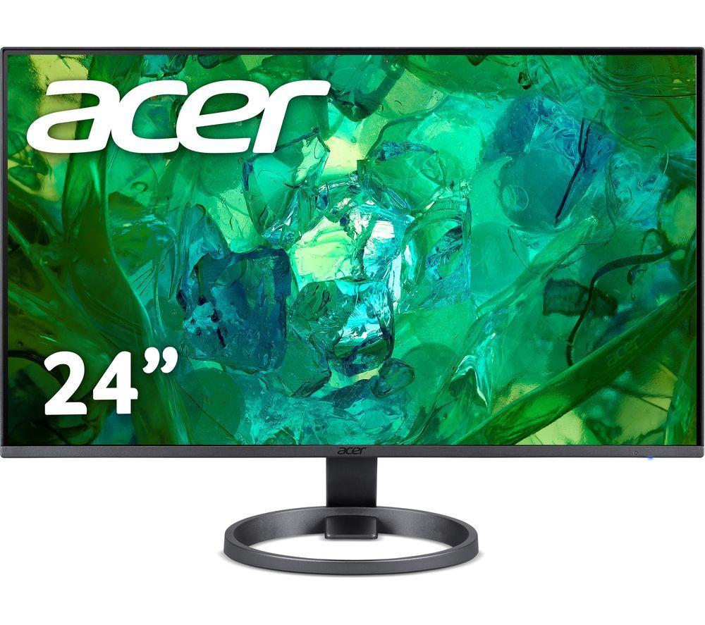 ACER Vero RL242YEyiiv Full HD 24 IPS LCD Monitor - Grey, Silver/Grey