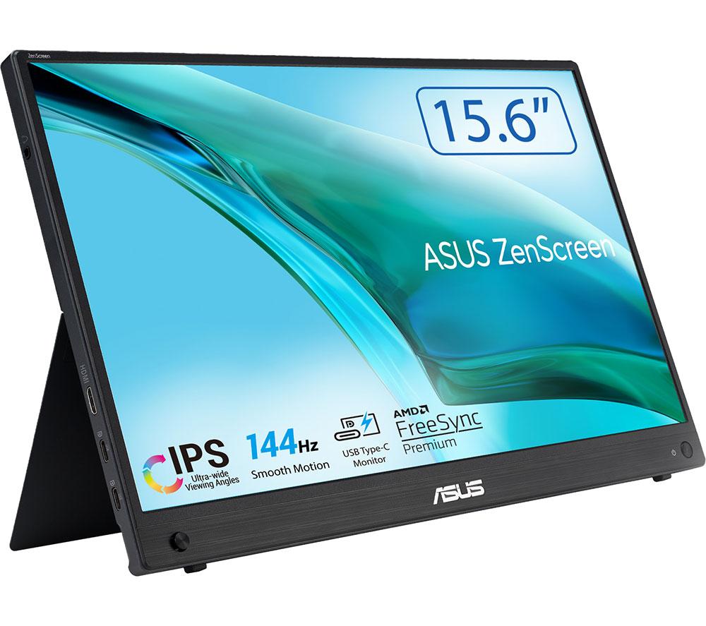 ASUS ZenScreen MB16AHG Full HD 15.6 IPS LED Portable Monitor - Black, Black