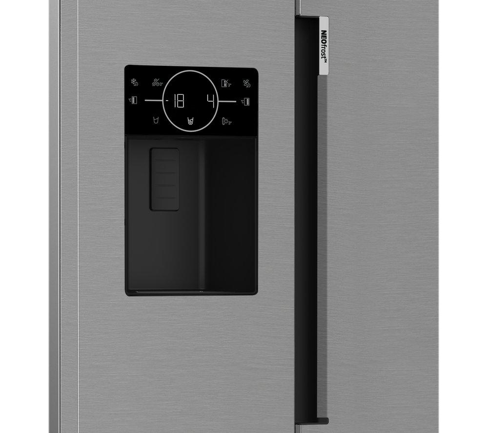 BEKO Pro HarvestFresh ASP342VPS American-Style Fridge Freezer - Stainless Steel image number 7 of 14