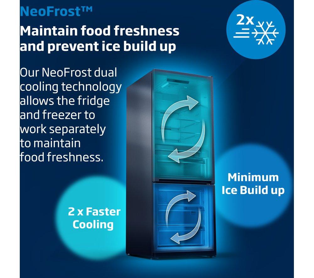 BEKO Pro HarvestFresh ASP342VPS American-Style Fridge Freezer - Stainless Steel image number 11 of 14