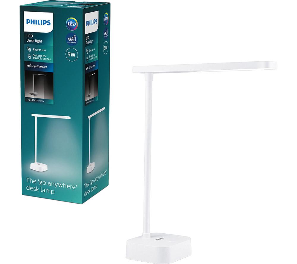 PHILIPS Tilpa LED Desk Lamp - White