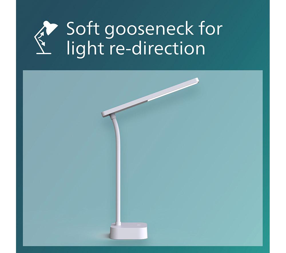 PHILIPS Tilpa LED Desk Lamp - White image number 5 of 8