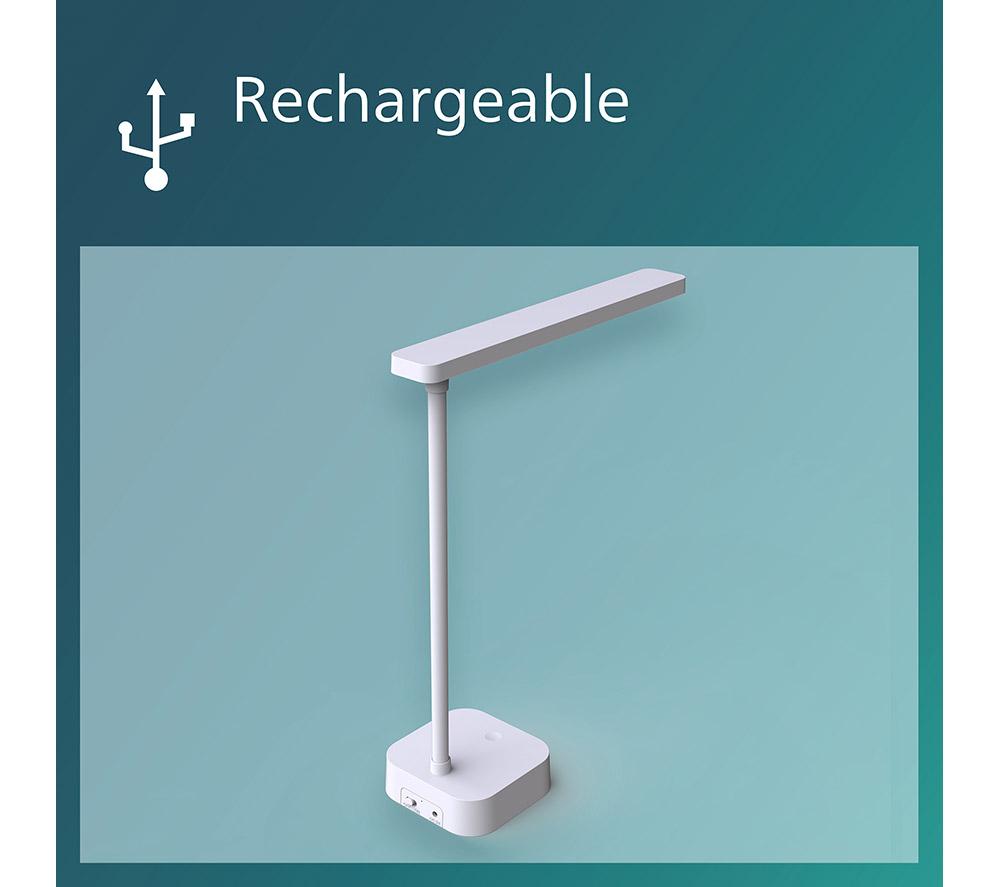 PHILIPS Tilpa LED Desk Lamp - White image number 6 of 8