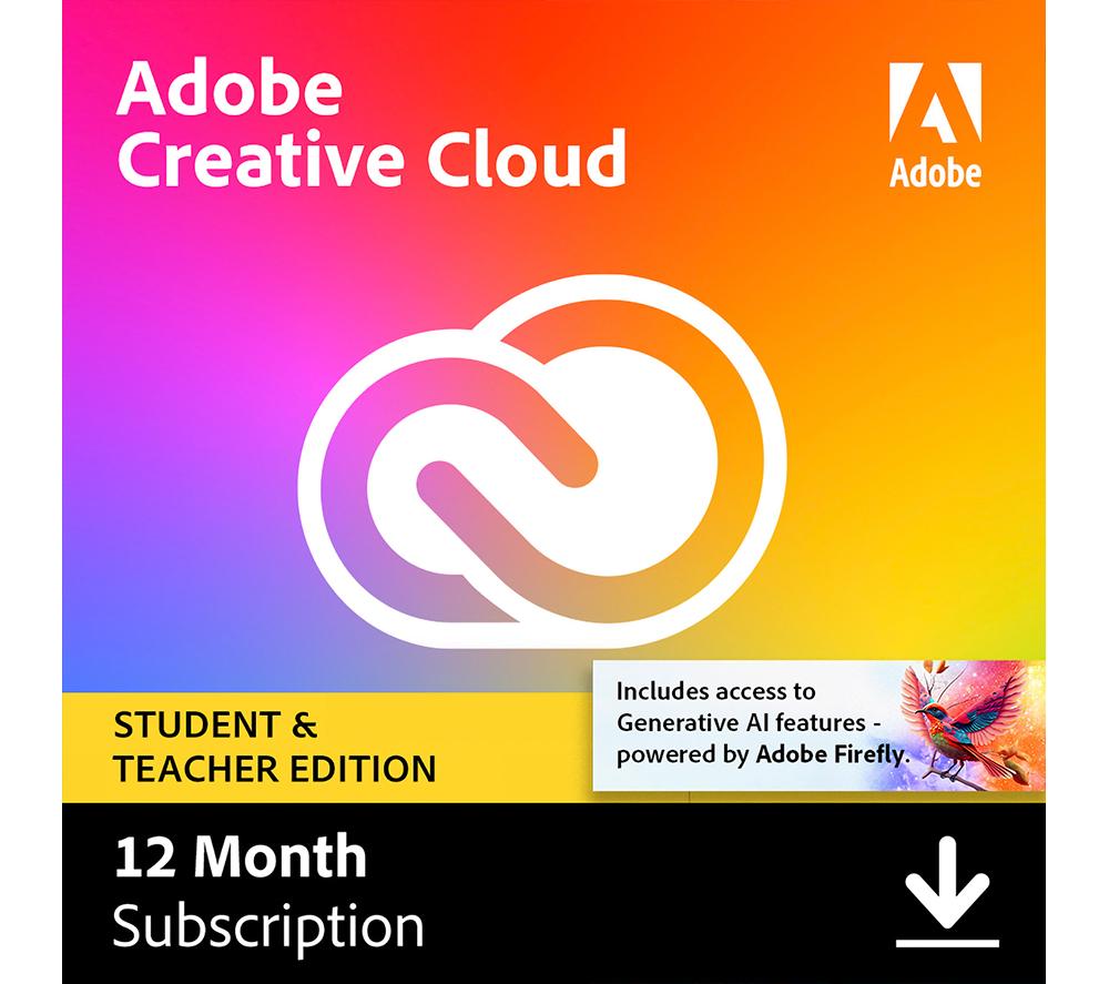 ADOBE Creative Cloud - Student & Teacher Edition, 1 Year (download)