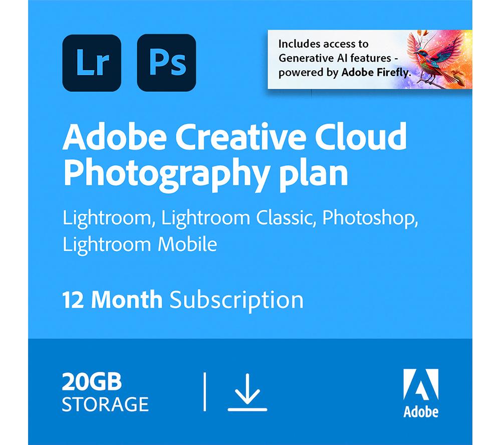Image of ADOBE Creative Cloud Photography Plan - 1 year for 1 user (download)