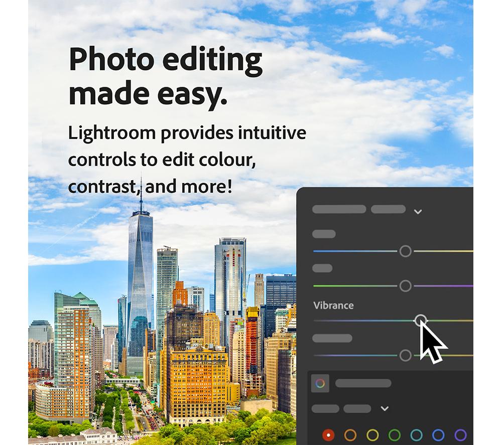 ADOBE Lightroom - 1 year for 1 user (download) image number 6 of 7