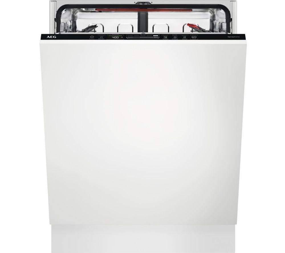 Image of AEG Series 8000 SprayZone FSE84607P Fully Size Intergrated Dishwasher