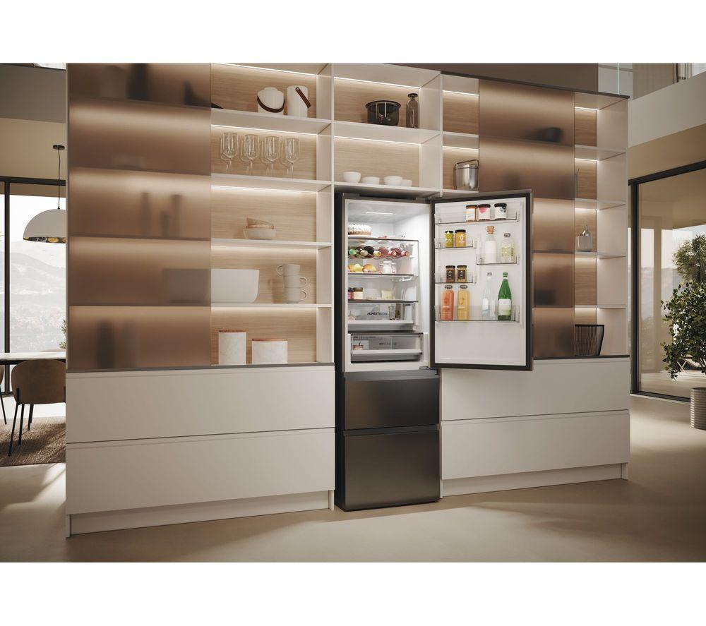 HAIER HTW5618ENMP Fridge Freezer - Platinum Inox image number 14 of 14