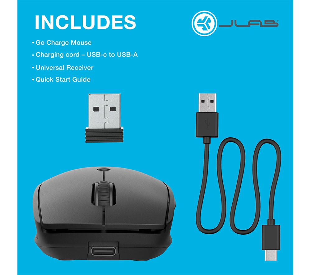 JLAB Go Charge Wireless Optical Mouse image number 8 of 10
