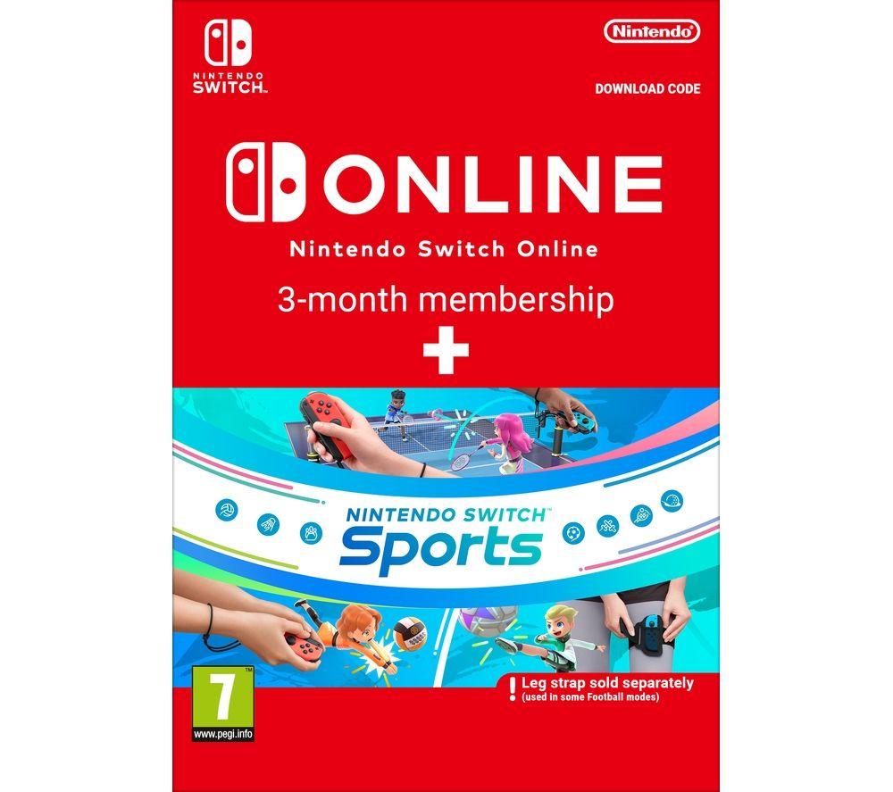 NINTENDO SWITCH Sports & Online 3 Month Membership Bundle ? Download