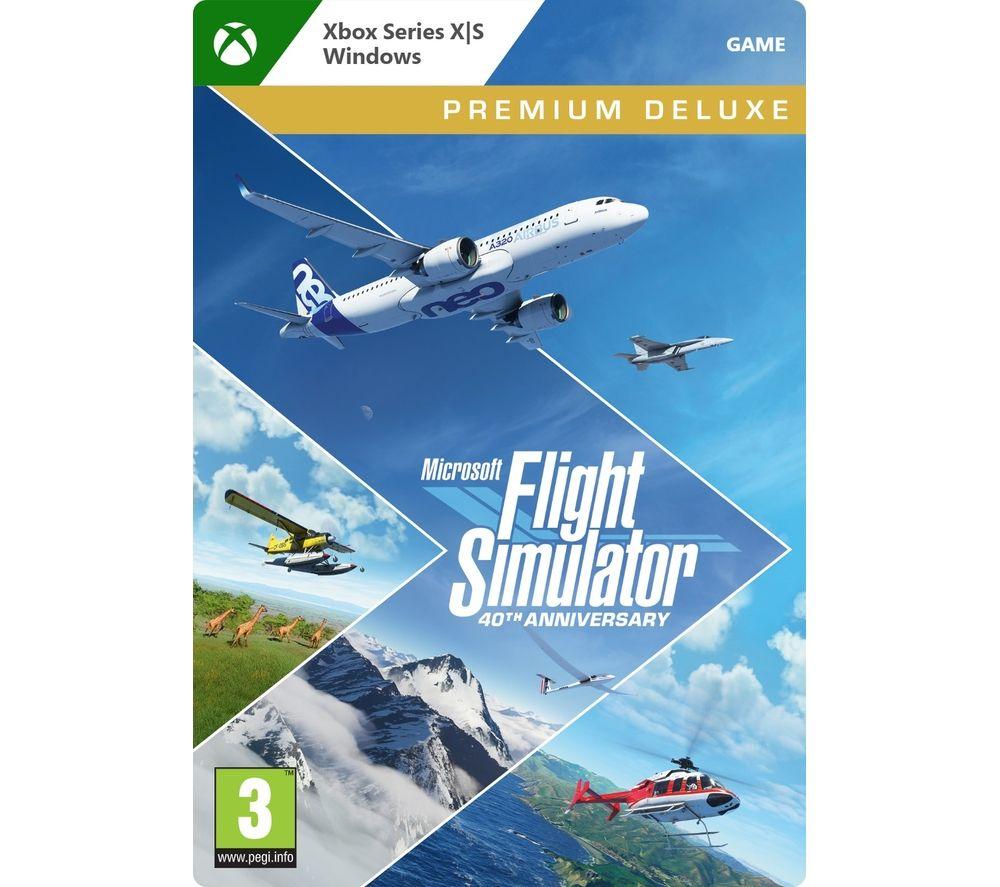 XBOX Microsoft Flight Simulator 40th Anniversary Premium Deluxe Edition - Xbox Series X-S & PC, Download