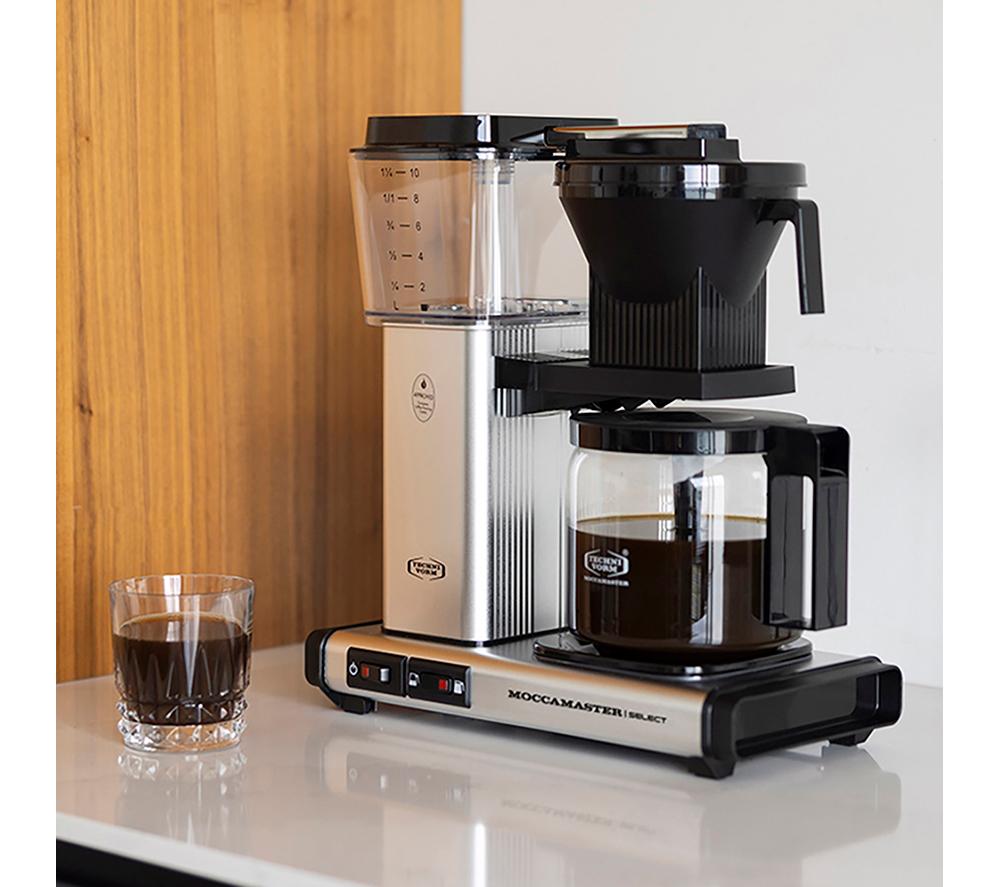 MOCCAMASTER KBG Select 53801 Filter Coffee Machine - Polished Silver image number 7 of 7