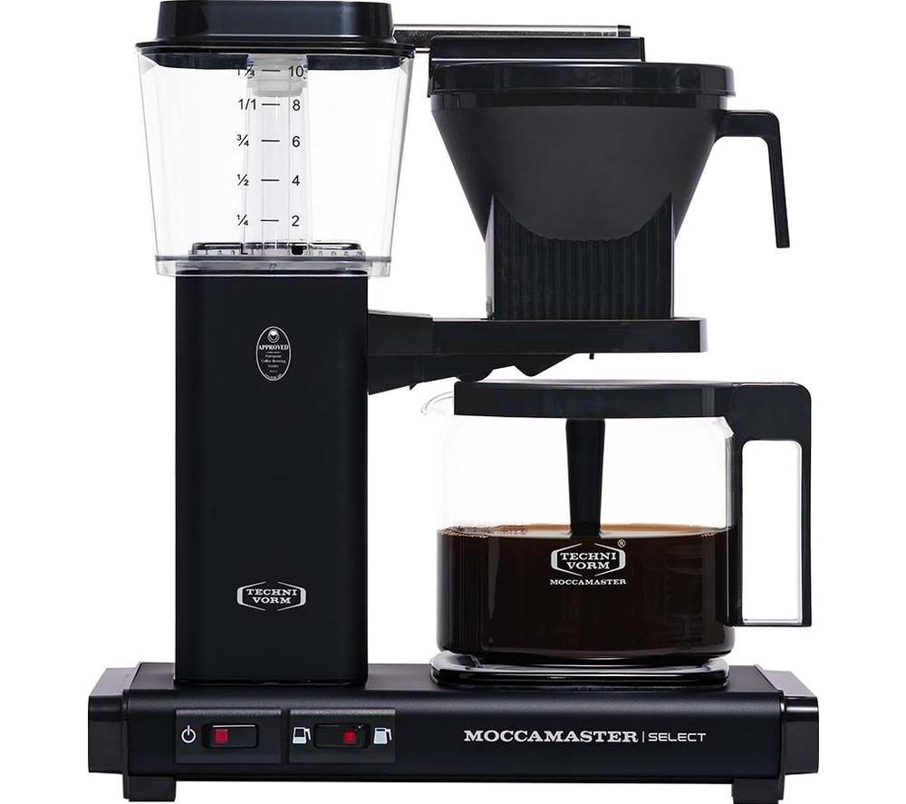 MOCCAMASTER KBG Select 53814 Filter Coffee Machine - Matte Black, Black