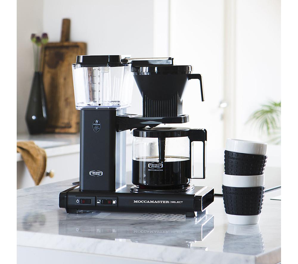 MOCCAMASTER KBG Select 53814 Filter Coffee Machine - Matte Black image number 7 of 7