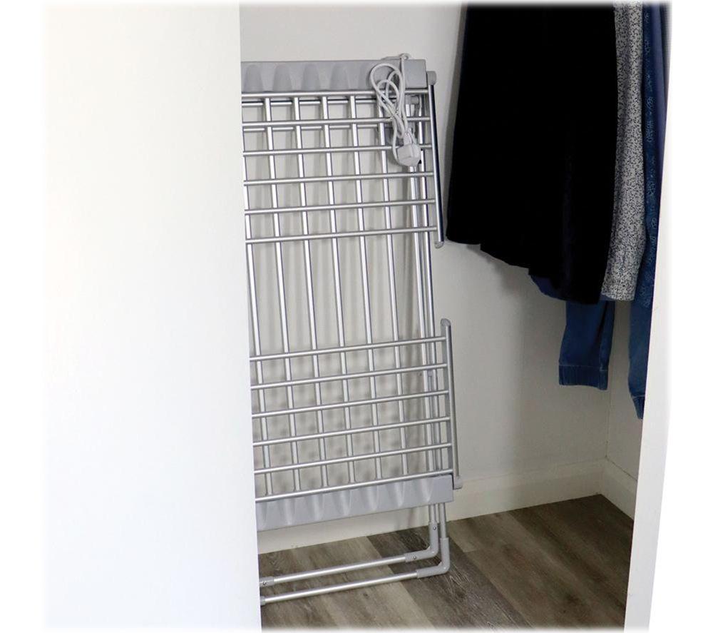 IGENIX IGHA01220S Heated Clothes Airer - Silver image number 9 of 13