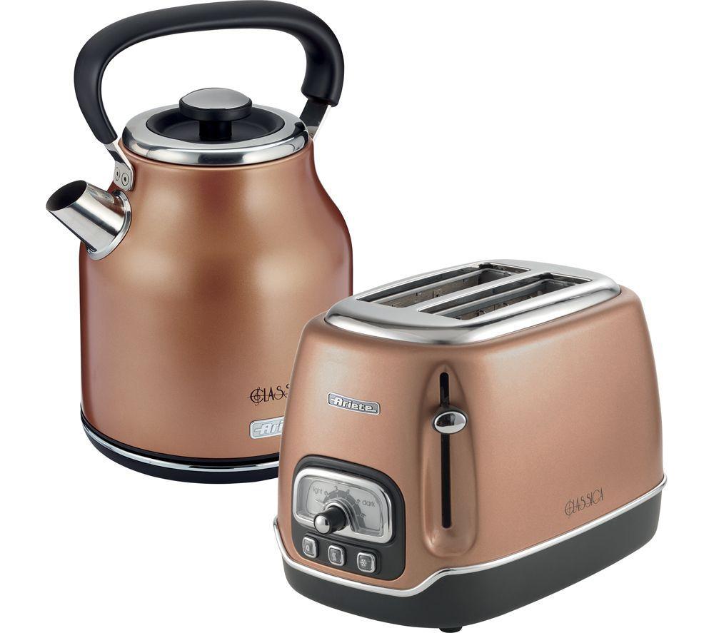 Copper clearance kettle toaster