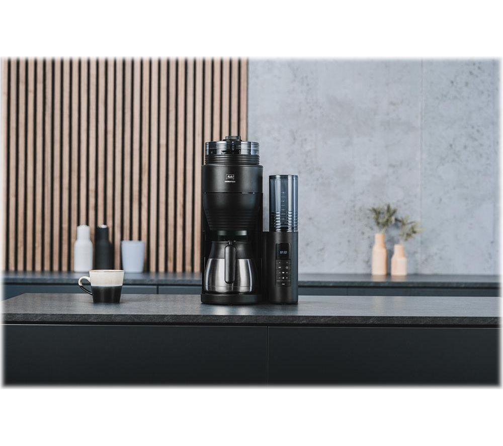 MELITTA AromaFresh II Therm Pro Filter Coffee Machine - Black & Silver image number 4 of 6