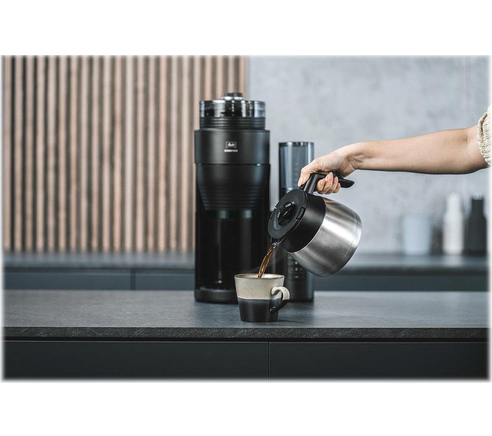 MELITTA AromaFresh II Therm Pro Filter Coffee Machine - Black & Silver image number 5 of 6