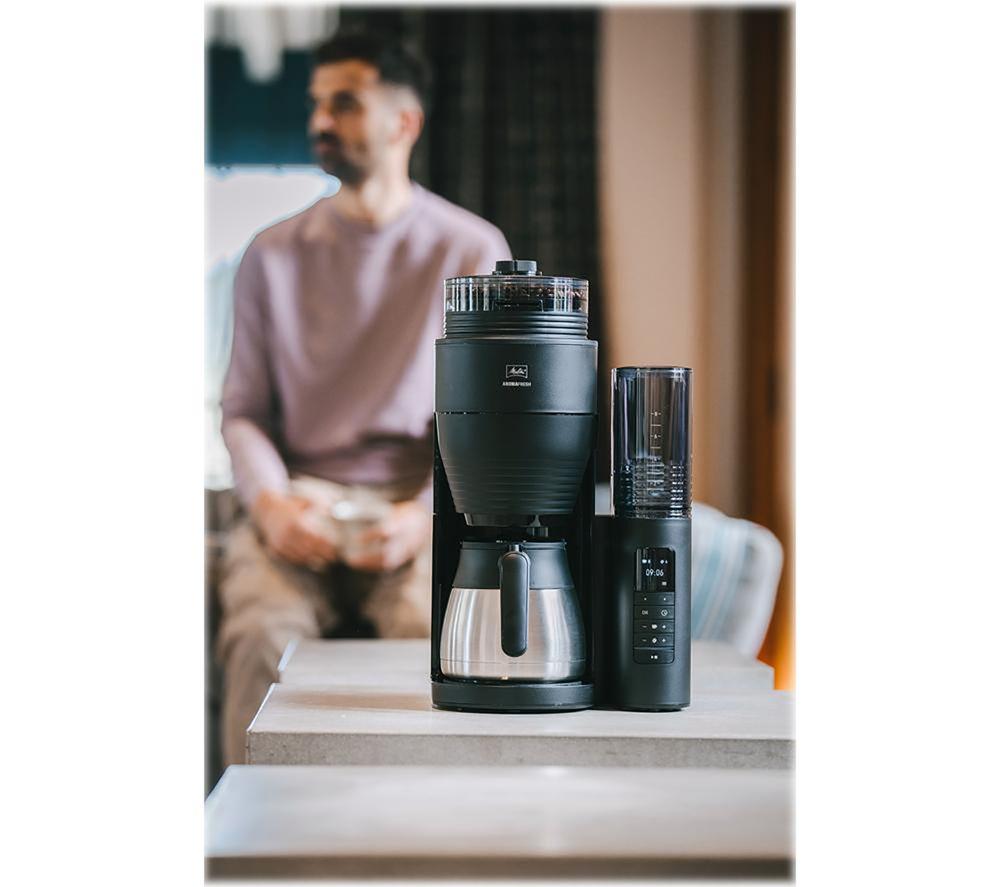 MELITTA AromaFresh II Therm Pro Filter Coffee Machine - Black & Silver image number 6 of 6