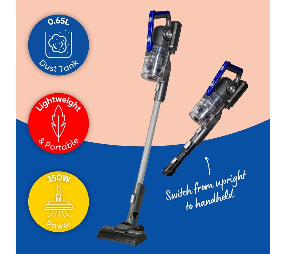 RUSSELL HOBBS Glide Pro Plus RHHS4101 Cordless Vacuum Cleaner - Grey & Blue image number 6 of 18